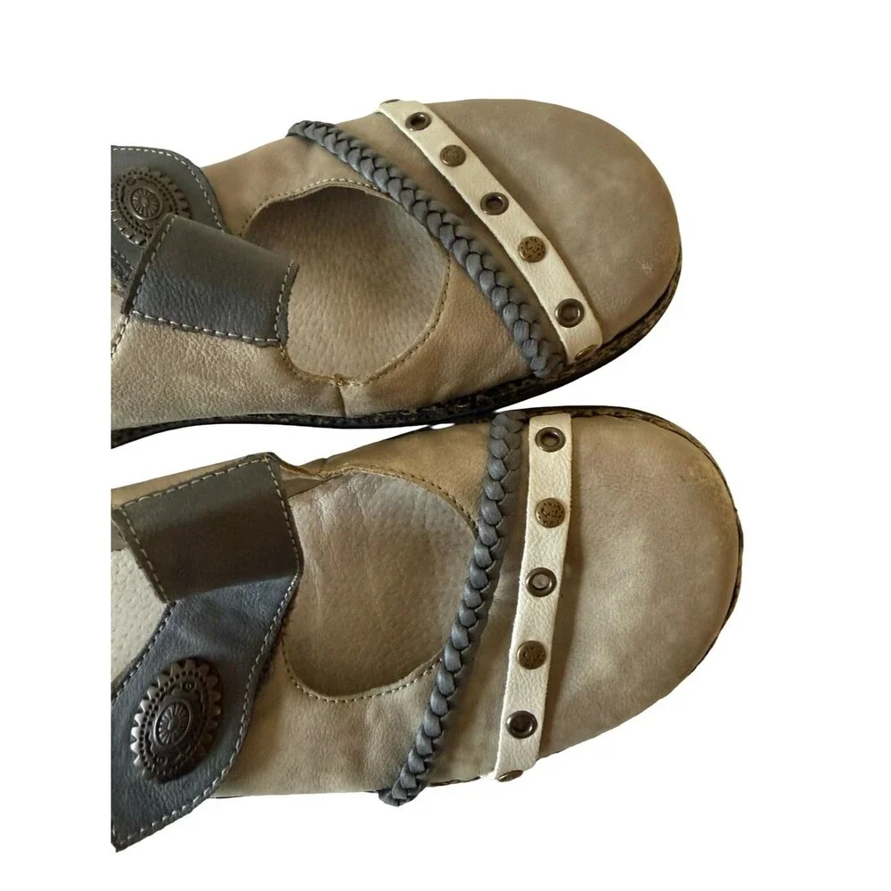 Rieker Antistress Sandals Womens 40 / 9 Daisy Mules Shoes Slip On Comfort Casual